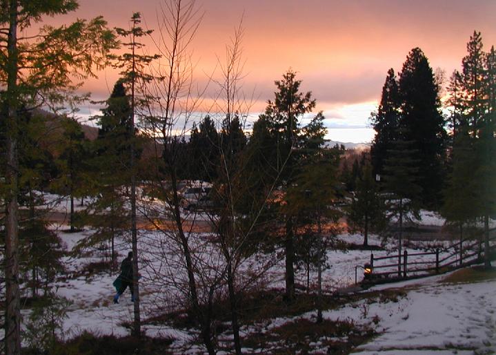 Tenaya Lodge near Yosemite National Park:  Original photograph by Marie Haeffner-Reeves